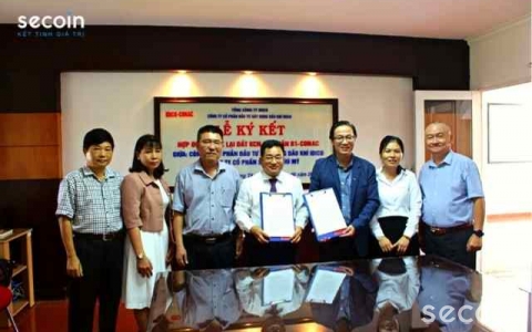 Lễ ký kết thuê đất và chuyển nhượng nhà xưởng cho Secoin Phú Mỹ tại Bà Rịa Vũng Tàu